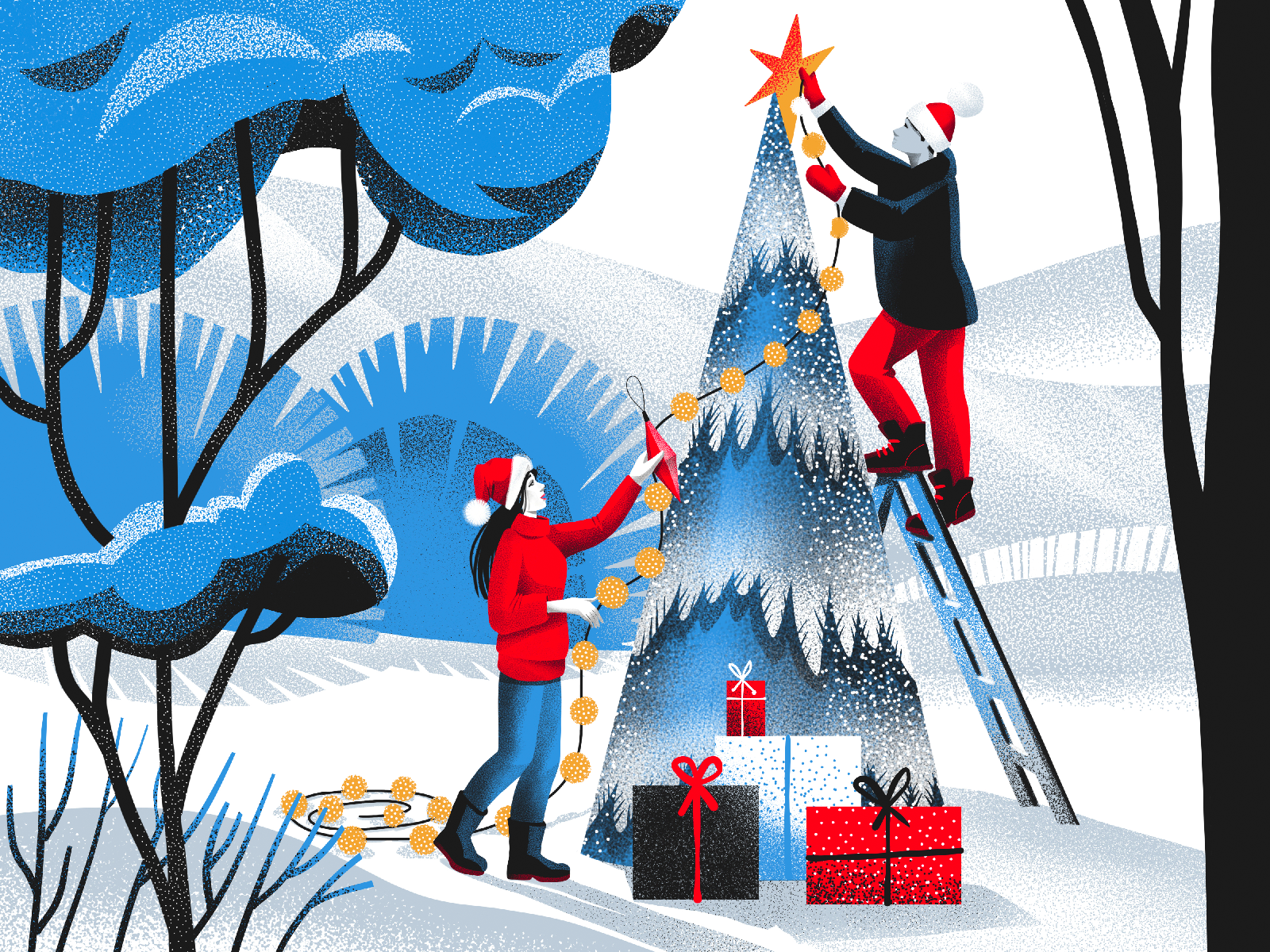 Christmas Illustration designs, themes, templates and downloadable graphic elements on Dribbble